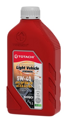 Масло моторное TOTACHI NIRO LV Synthetic 5W40 SP/SN/CF, A3/B4 синт. 1л