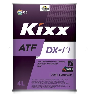 Масло трансмиссионное KIXX ATF DX-VI синт. 4л