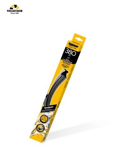 Щетки стеклоочистителя бескаркасные с графит.покр. RW-15G 15" (380мм)