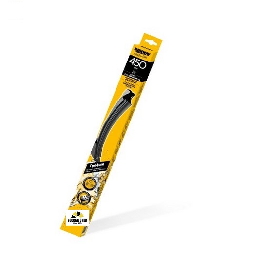 Щетки стеклоочистителя бескаркасные с графитовым покрытием RW-18G 18" (450мм)