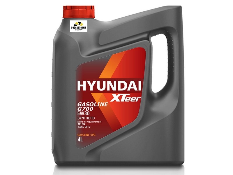 Масло моторное HYUNDAI XTeer Gasoline G700 5W30 SN 4л