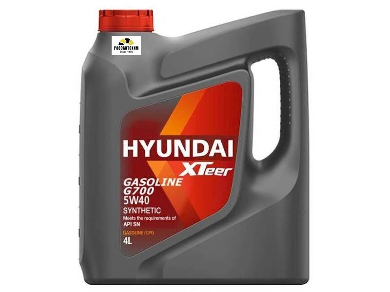 Масло моторное HYUNDAI XTeer Gasoline G700 5W40 SN 4л