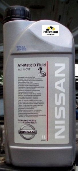 Масло трансмиссионное NISSAN AT-MATIC D FLUID (Европа) / для АКПП (1л)