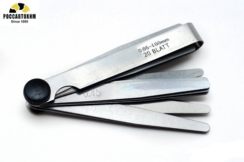 Щуп веерный 0,05-1,0мм (20 листов) Сервис К / 70614 /