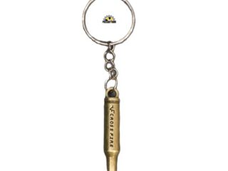 Брелок "Пуля" металл под латунь 4х0,5х0,5 см 3483554