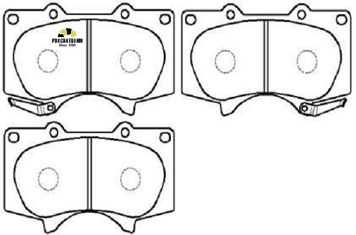 Колодки тормозные дисковые HSB HP5098