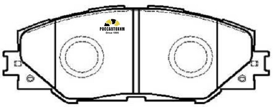 Колодки тормозные дисковые HSB HP5177