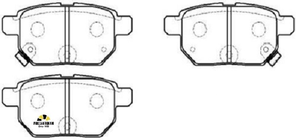 Колодки тормозные дисковые HSB HP5181
