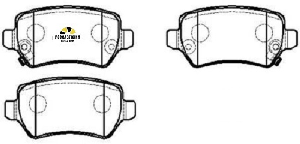 Колодки тормозные дисковые HP5268
