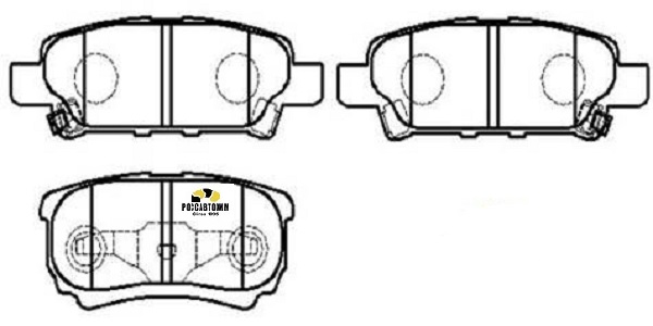 HP8302 Колодки тормозные дисковые