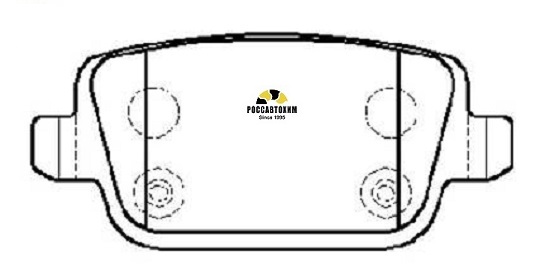 HP9971 Колодки тормозные дисковые