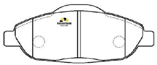 HP9974 Колодки тормозные дисковые