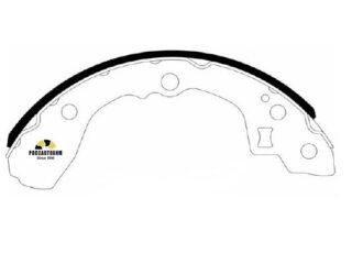 HS1006 Колодки тормозные барабанные