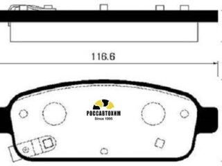 Колодки тормозные дисковые HSB HP2022