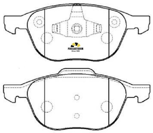 Колодки тормозные дисковые HSB HP5143