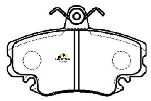 Колодки тормозные дисковые HSB HP5197