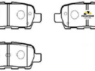 Колодки тормозные дисковые HSB HP5162