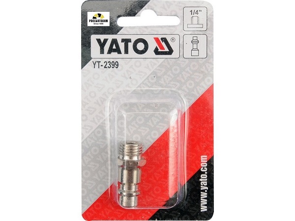 YT-2399 Соединитель быстроразъемный 1/4 inch с нар. резьбой