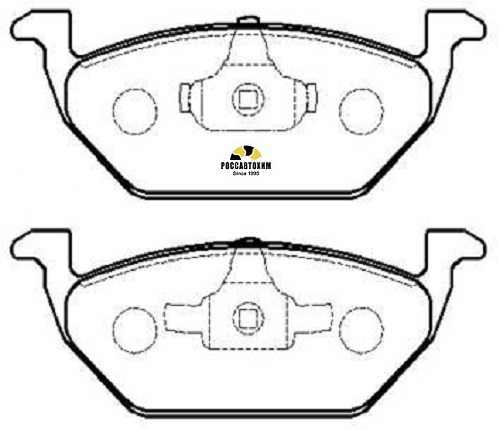 Колодки тормозные дисковые HSB HP5168