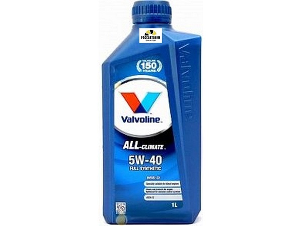 Масло моторное Valvoline VAL ALL CLIMATE SAE 5W40 1L 872282