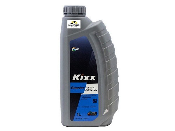 Масло трансмиссионное KIXX Geartec 80W90 GL-5 п/с 1л