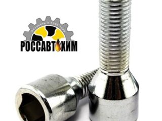 Болт М12*27*1,5 колесный, конус (вн/ш Hex12, Lобщ=51мм, хром) 11599