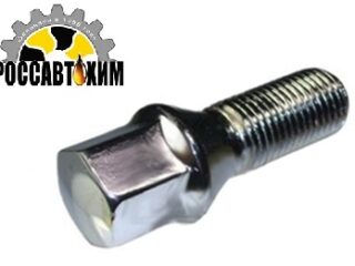 Болт М12*З0*1,5 колесный, конус (S=17, Lобщ=56мм, хром) 11605