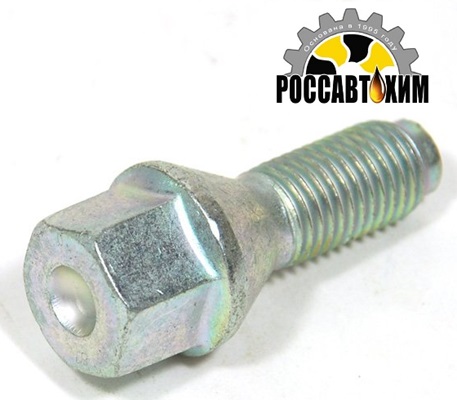 Болт М14*31*1,5 колесный, сфера (S=17, Lобщ=56мм, хром) 11614