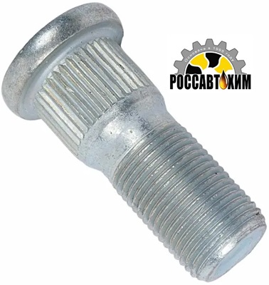 Болт М18*49*1,5 (шпилька) колеса Газель перед 12312