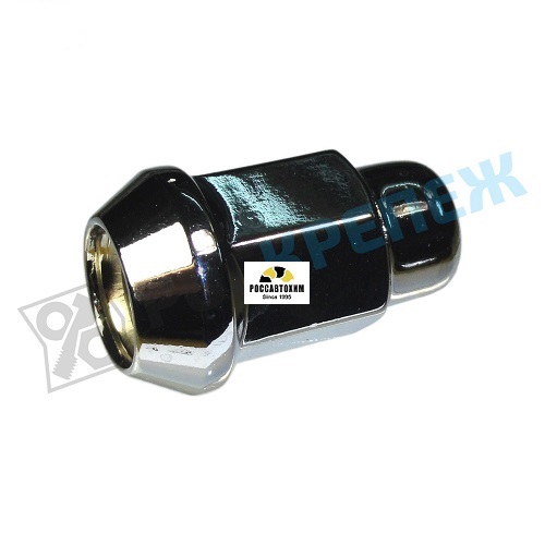 Гайка М12*1,25 колесная закрыт (S=19, L=35мм, хром) 19698