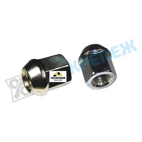 Гайка М12*1,5 колесная открыт (S=19, L=25мм, хром) 19703