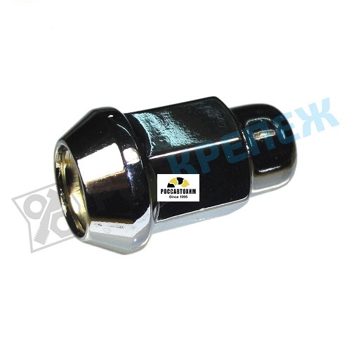 Гайка М14*1,5 колесная закрыт (S=19, L=35,5мм, хром) 19710