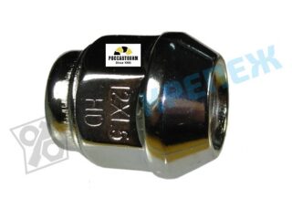 Гайка М12*1,5 колесная закрыт (S=19, L=27мм, хром) 19714