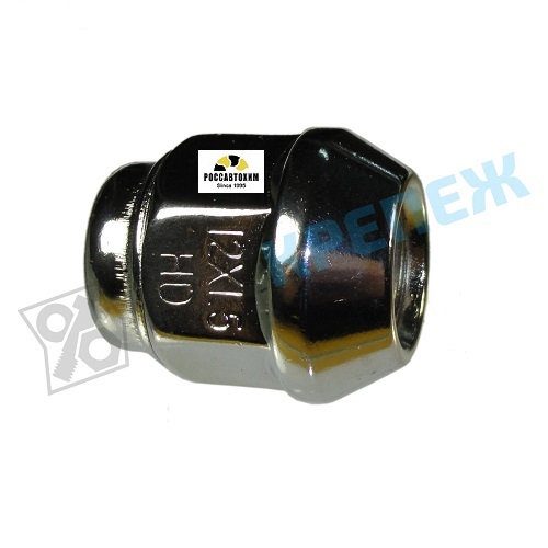 Гайка М12*1,5 колесная закрыт (S=19, L=27мм, хром) 19714