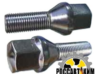 Болт М14*25*1,5 колесный, конус (S=17, Lобщ=52мм, хром) 11609