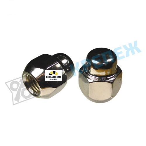 Гайка М12*1,5 колесная закрыт (S=21, L=27мм, хром) 19704