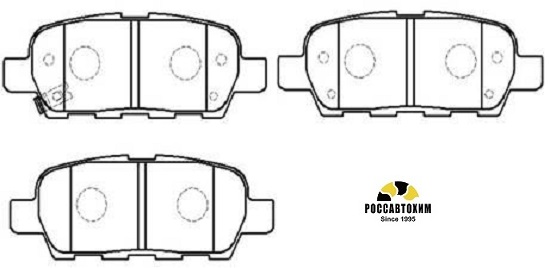 HP9705 Колодки тормозные дисковые