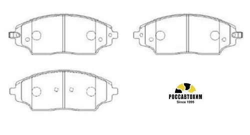 Колодки тормозные дисковые HP5286