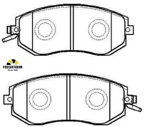 Колодки тормозные дисковые HP5294