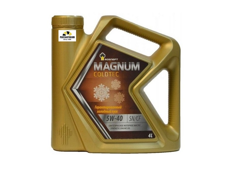 Масло моторное Роснефть Magnum Coldtec 5W-40 SN/CF 4л синт.