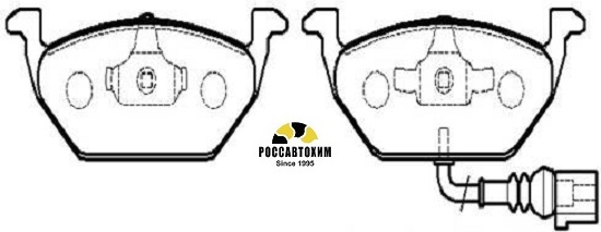 Колодки тормозные дисковые HSB HP5149