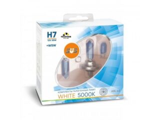 Автолампы 12V H7 55W White 5000K (2шт+2шт W5W) SVS