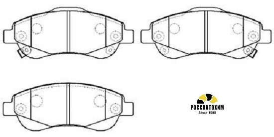 HP9247 Колодки тормозные дисковые
