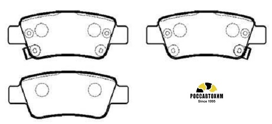 HP9248 Колодки тормозные дисковые
