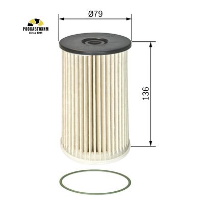 Фильтр топливный BOSCH 1457070008