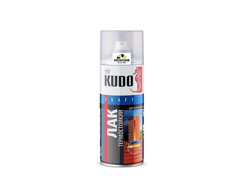 Лак термостойкий "KUDO" (520 мл) (аэрозоль)