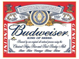 979 BUDWEISER - LABEL