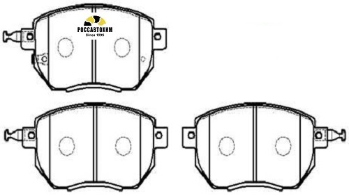 Колодки тормозные дисковые HSB HP5206