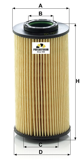 Фильтр масляный MANN HU712/10x