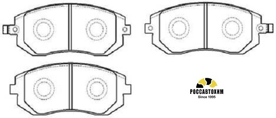 HP8422 Колодки тормозные дисковые